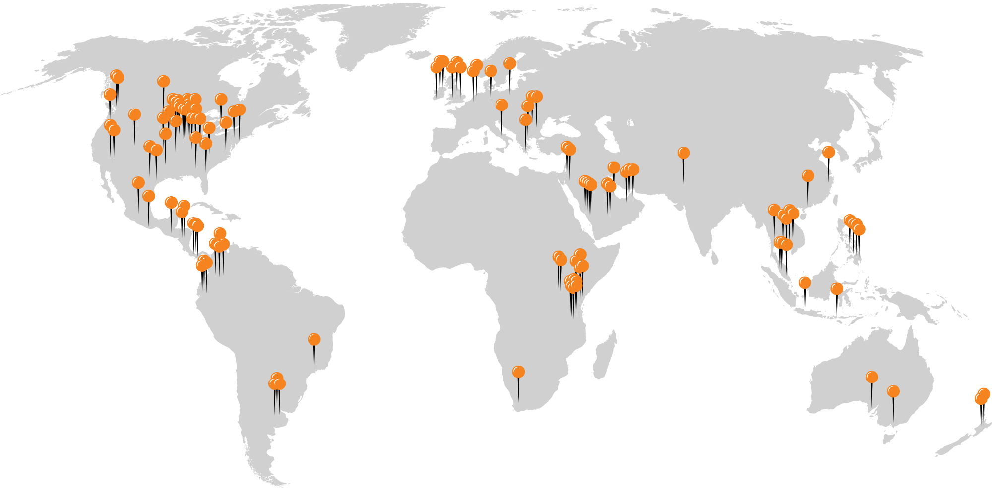 Cultureful impact map across countries and cultures