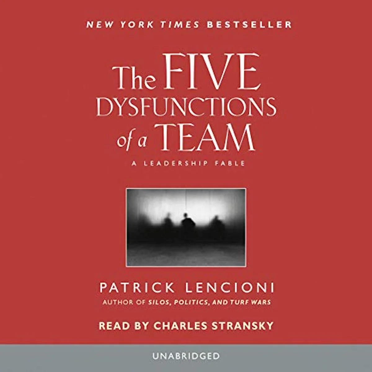 Cover of The Five Dysfunctions of a Team by Patrick Lencioni.