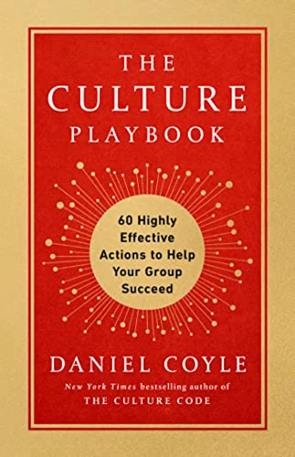 Cover of The Culture Playbook by Daniel Coyle.