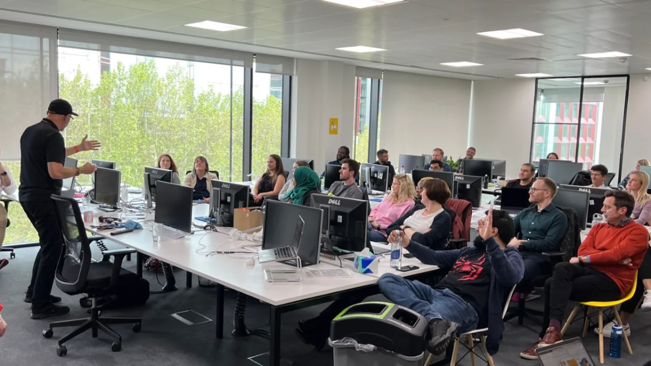 Zaizi team participating in a culture workshop